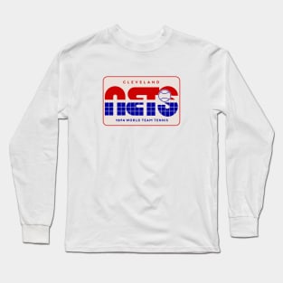 Defunct Cleveland Nets World Team Tennis 1974 Long Sleeve T-Shirt